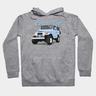 Land cruiser fj40 hardtop off road aqua Hoodie